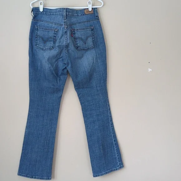 Levi's 515 Boot Cut Jeans 4M Blue Pockets - Picture 11 of 16